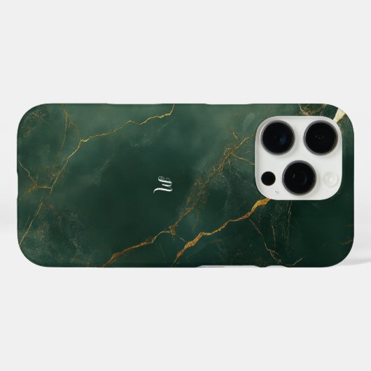 Elegant blue marble stone iPhone / iPad case Case-Mate iPhoneケース (裏面 (横))