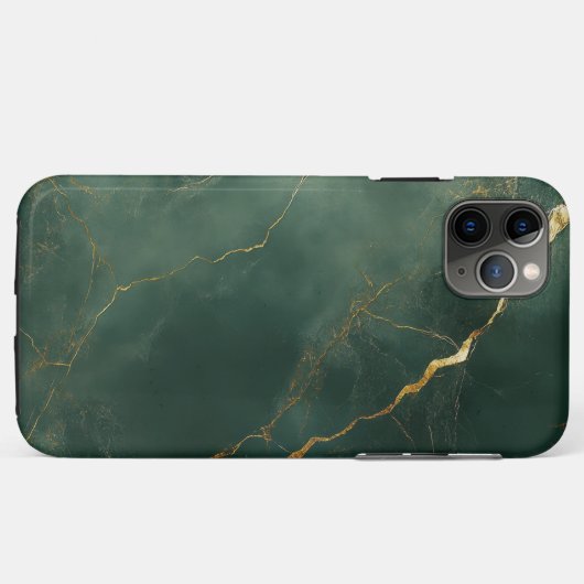 Elegant blue marble stone iPhone / iPad case Case-Mate iPhoneケース (裏面(横))