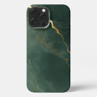 Elegant blue marble stone Phone Case iPhone 13 Pro Maxケース