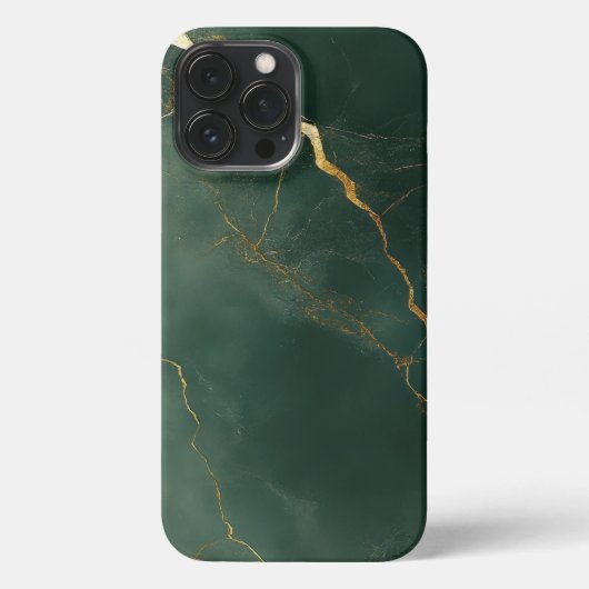 Elegant blue marble stone Phone Case iPhoneケース (裏面)