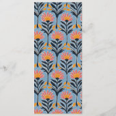 Elegant Blue Minimalist Menu メニュー (裏面)