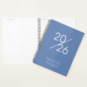 Elegant Blue Personalized 2026 Planner プランナー手帳 (ディスプレー)