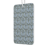 Elegant Blue Watercolor Floral Pattern Invitation カーエアーフレッシュナー (左)