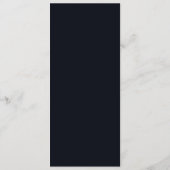 Elegant Blue Watercolor Menu メニュー (裏面)