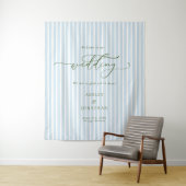 Elegant Blue Wedding Backdrop Tapestry タペストリー (インサイチュ)