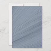 Elegant Blue Wedding Invitation | Dotted Frame 招待状 (裏面)