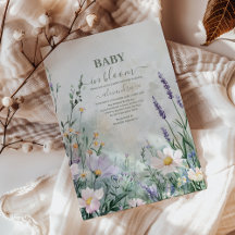 Elegant Blush Floral Baby in Bloom Shower