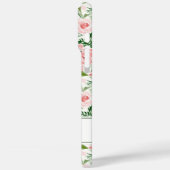 Elegant Blush Floral Watercolor Personalized Case-Mate iPhoneケース (裏面 / 左)