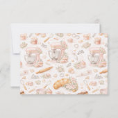 Elegant Blush Patisserie Bakery Business サンキューカード (裏面)