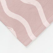 Elegant Blush Pink  フリースブランケット (角)