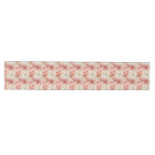 Elegant blush pink and gold floral table runner ミディアムテーブルランナー (横)