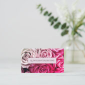 Elegant Blush Pink Business Card 名刺 (スタンド正面)