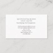 Elegant Blush Pink Business Card 名刺 (裏面)
