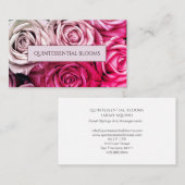 Elegant Blush Pink Business Card 名刺 (正面/裏面)