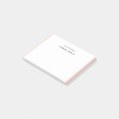 Elegant Blush Pink Feminine Desk Design ポストイット (アングル)