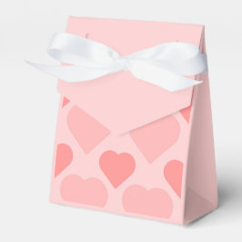 Elegant Blush pink little hearts pattern Favor Box フェイバーボックス