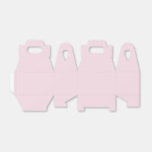 Elegant Blush Pink Thank You  フェイバーボックス (折り畳みなし)