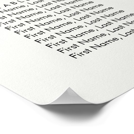 Elegant blush roses wedding ポスター (角)