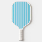 Elegant Blush Striped Monogram Pickleball Paddle ピックルボールラケット (裏面)
