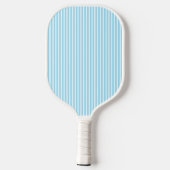 Elegant Blush Striped Monogram Pickleball Paddle ピックルボールラケット (裏面)