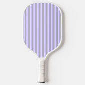 Elegant Blush Striped Monogram Pickleball Paddle ピックルボールラケット (裏面)