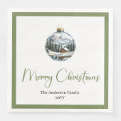 Elegant Boho Christmas Scene Botanical Dinner  (正面)