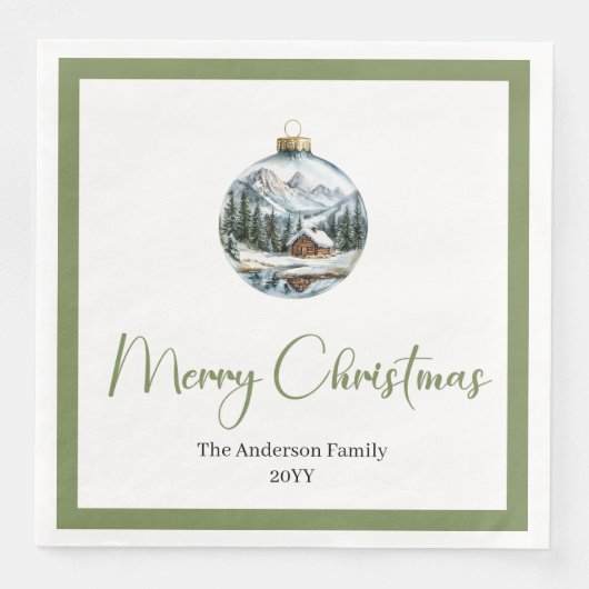 Elegant Boho Christmas Scene Botanical Dinner  (正面)