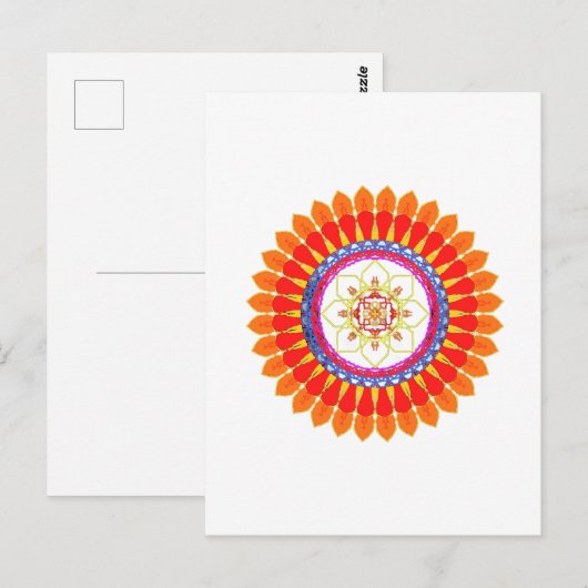 Elegant Boho Envelope  ポストカード (正面/裏面)