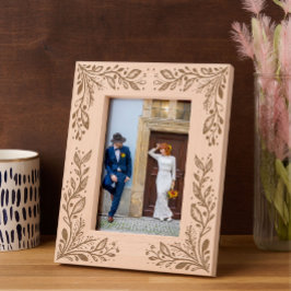 Elegant Boho Floral レーザー彫刻フレーム