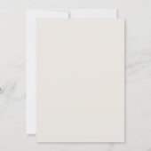 Elegant Boho Floral Bridal Shower Invitation 招待状 (裏面)