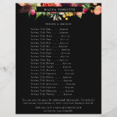 Elegant Boho Floral Business Service/Pricing Flyer チラシ (正面)