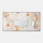 Elegant Boho Floral Watercolor デスクマット (キーボード&マウス)