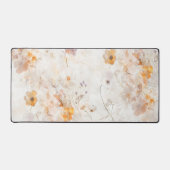Elegant Boho Floral Watercolor デスクマット (正面)