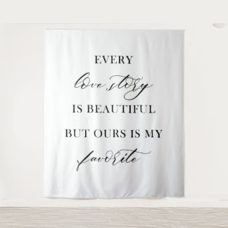 Elegant Boho Floral Wedding Tapestry Backdrop  タペストリー