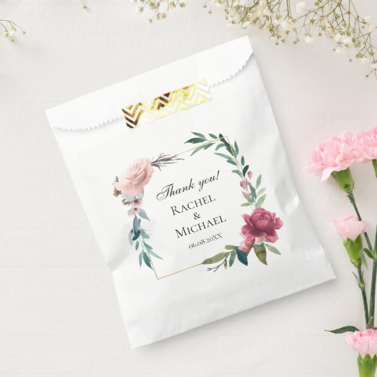 Elegant Boho Geschenktütchen フェイバーバッグ (封をした状態)