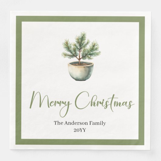 Elegant Boho Minimalist Christmas Tree Table  (正面)