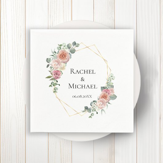 Elegant Boho Pastel   スタンダードカクテルナプキン