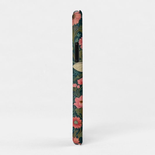 Elegant boho retro bumblebee spring florals  Case-Mate iPhoneケース (裏面/右)