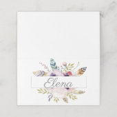 Elegant Boho Wedding Collection プレイスカード (外部開封)