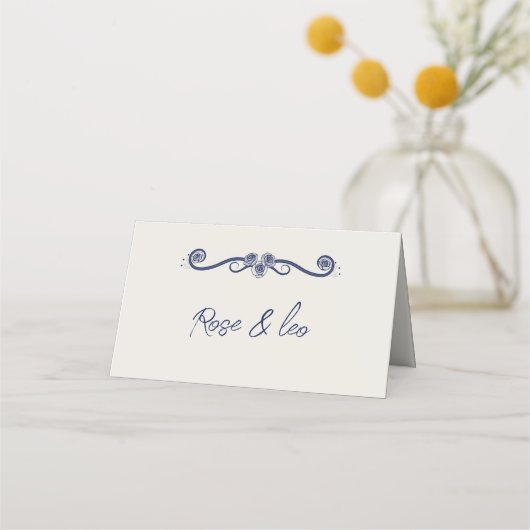 Elegant Boho Wedding Place Cards & Escort Cards |  プレイスカード (正面)