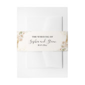 Elegant Boho Wedding with Beige & Yellow Flowers 招待状ベリーバンド (正面例)