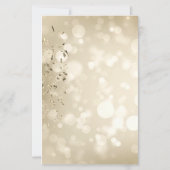 Elegant Bokeh,Confetti Wine Glasses Wedding (裏面)