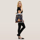 Elegant Bonfire Night Birthday Tote Bag トートバッグ (モデル)