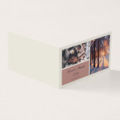 Elegant Bonne Année 2026 Small Folded Card (外部)