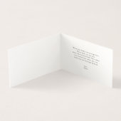 Elegant Bonne Année 2026 Small Folded Card (内部)