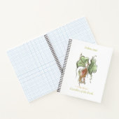 Elegant Botanical Bird  ノートブック (内部)