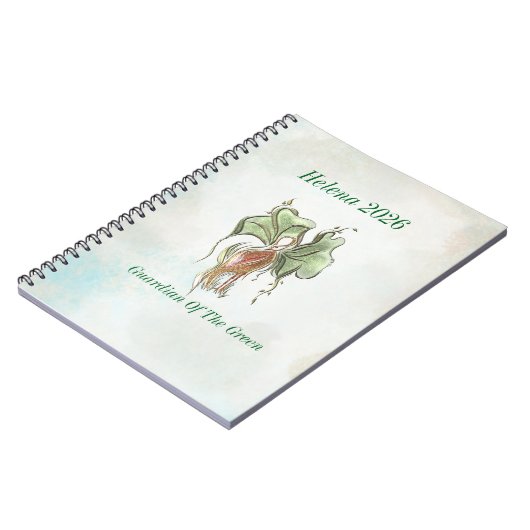 Elegant Botanical Bird  ノートブック (左側)