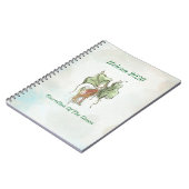 Elegant Botanical Bird  ノートブック (左側)