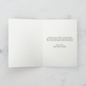 Elegant Botanical Easter Holiday Greeting Card シーズンカード (内部)