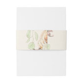 Elegant Botanical Eucalyptus Pastel Roses Wedding 招待状ベリーバンド (裏面例)